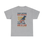 There's Nothing More American Than A Farm And A Lab T-Shirt
