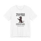 Irish Water Spaniel Trained At All Times Tee