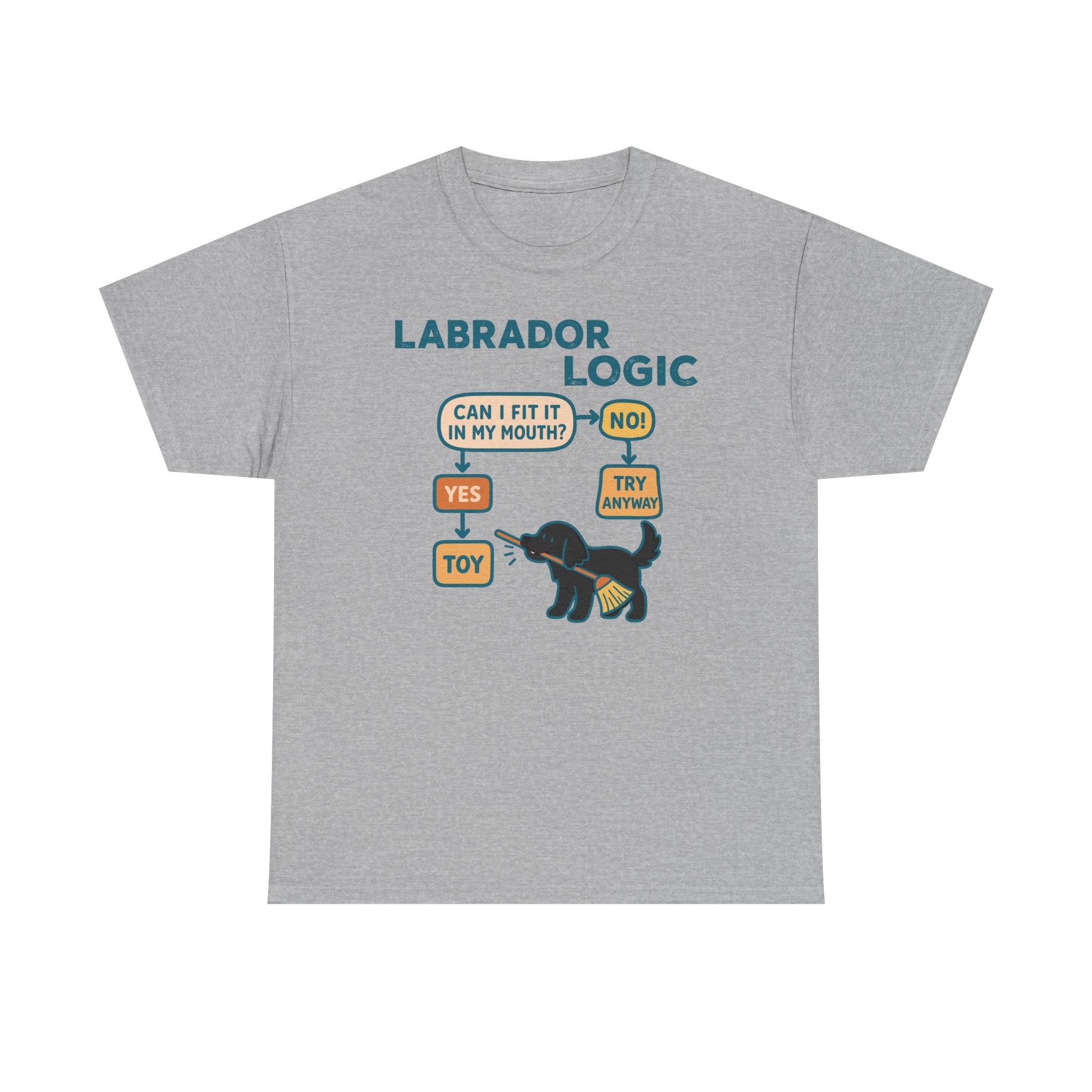 Labrador Logic Flowchart T-shirt