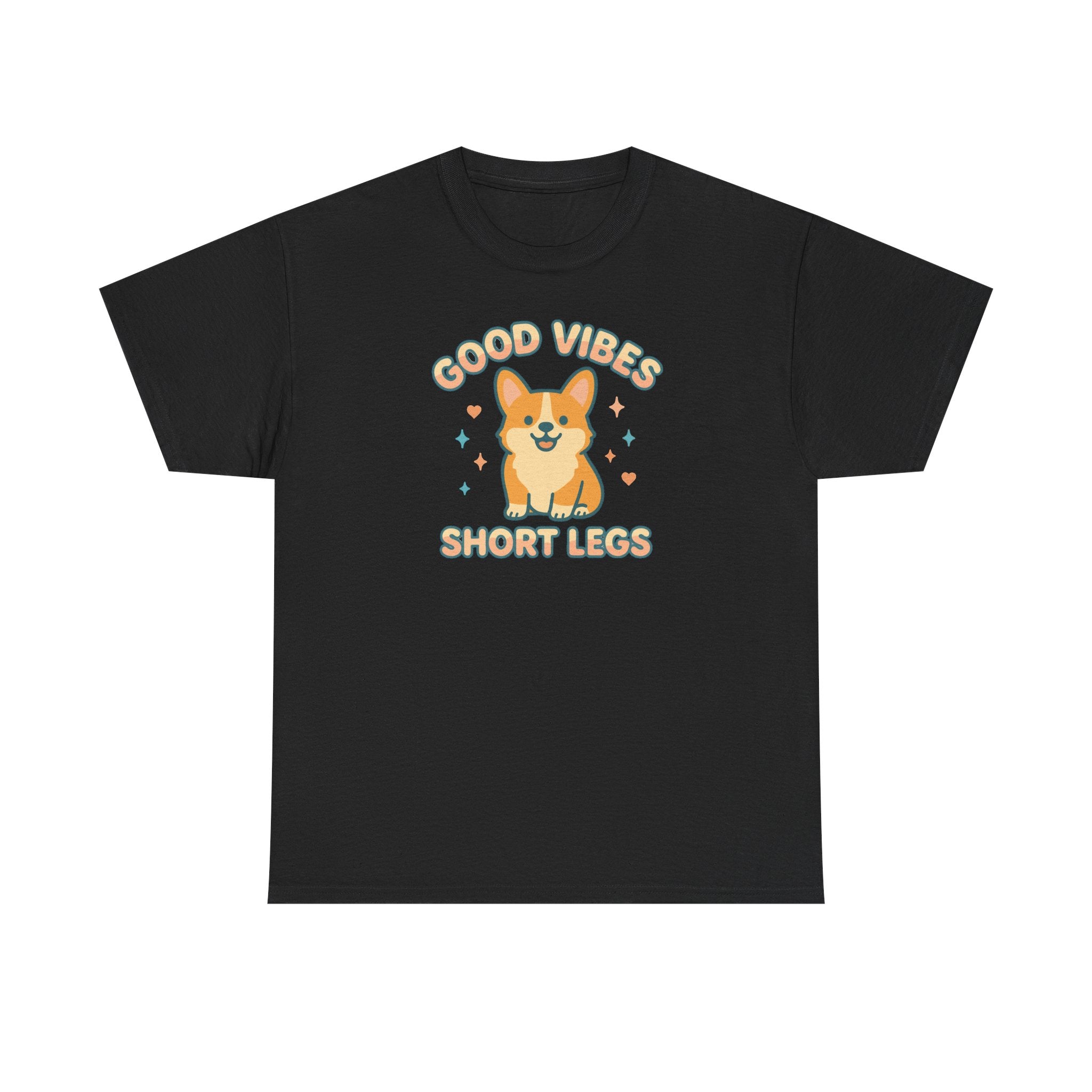 Corgi Dog Good Vibes And Short Legs Lovely Design T-Shirt