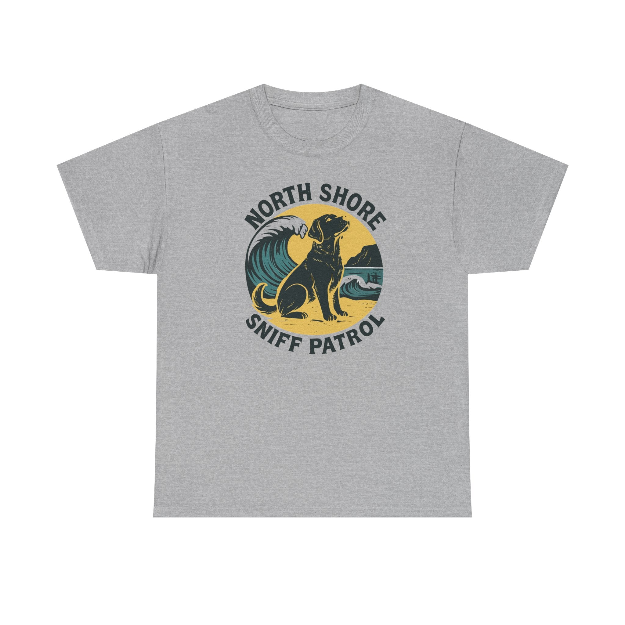 North Shore Sniff Patrol Beach Labrador Retriever T-Shirt