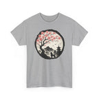 Asian Landscape With Poodle Silhouette T-Shirt