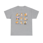 Whimsical Corgi Artist T-Shirt