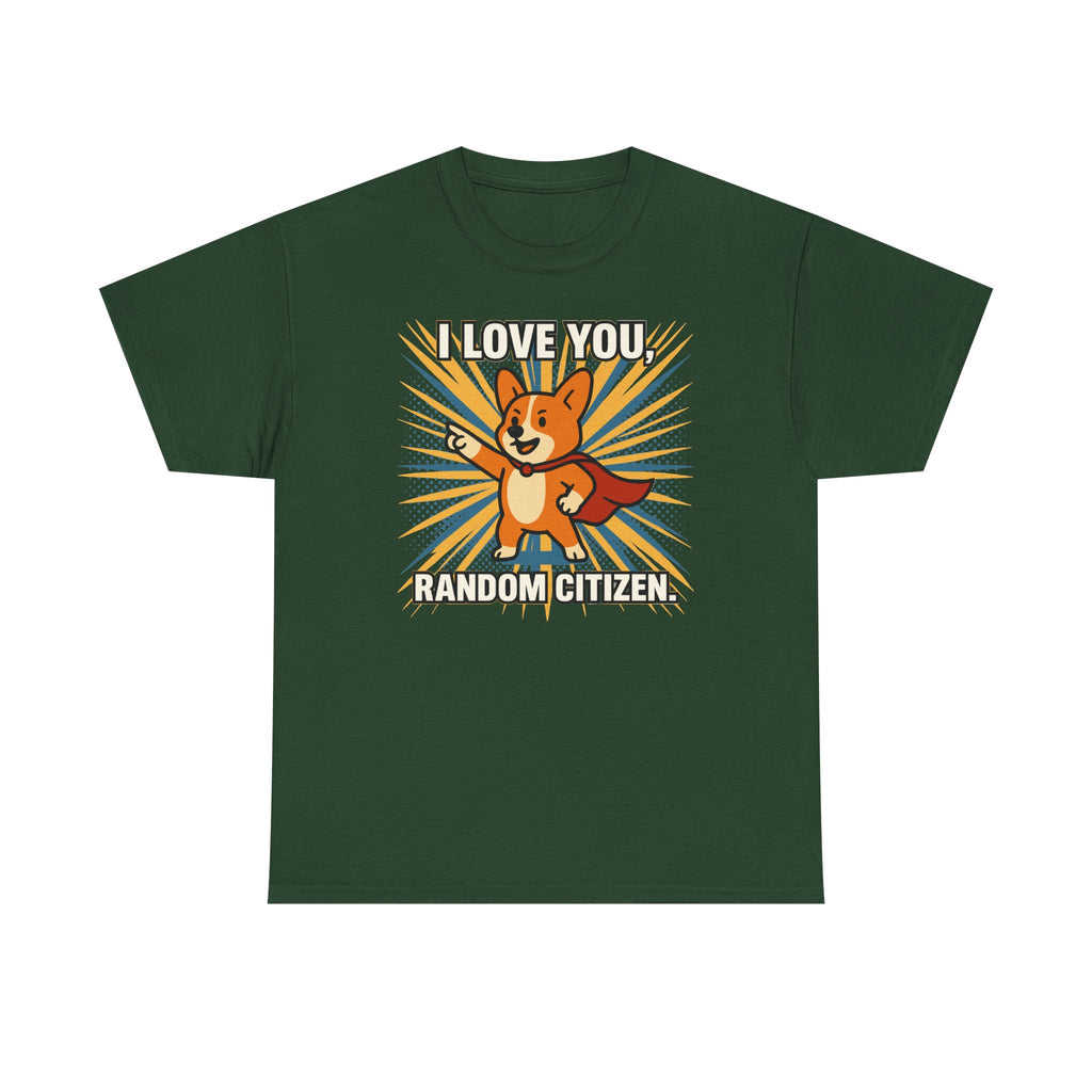 I Love You Random Citizen Corgi Hero T-Shirt