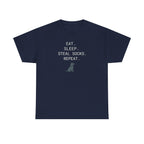 Eat Sleep Steal Socks Repeat Lab Puppy Funny Dog Life T-Shirt