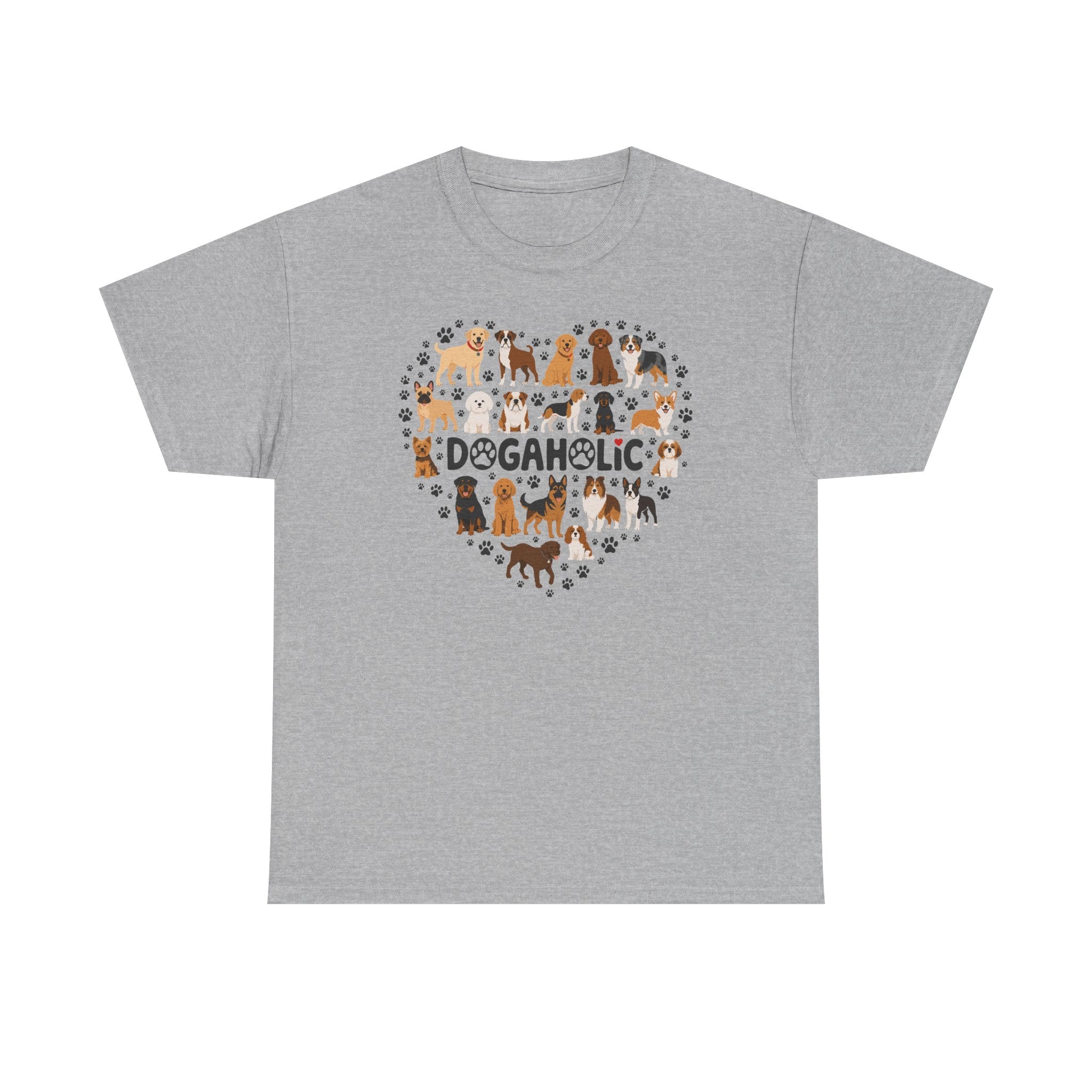 Dogaholic Heart of Paws T-Shirt