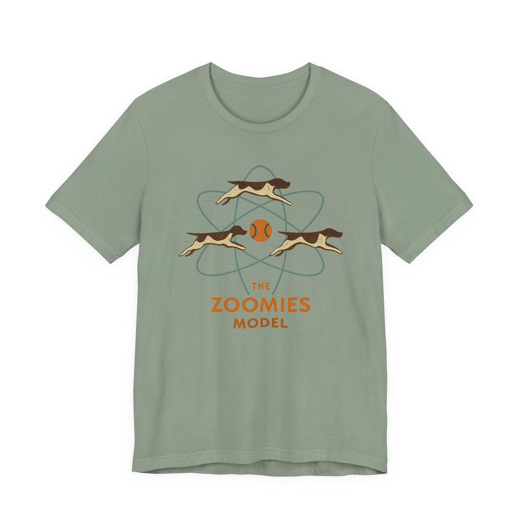 German Shorthaired Pointer Zoomies Atomic Model Tee