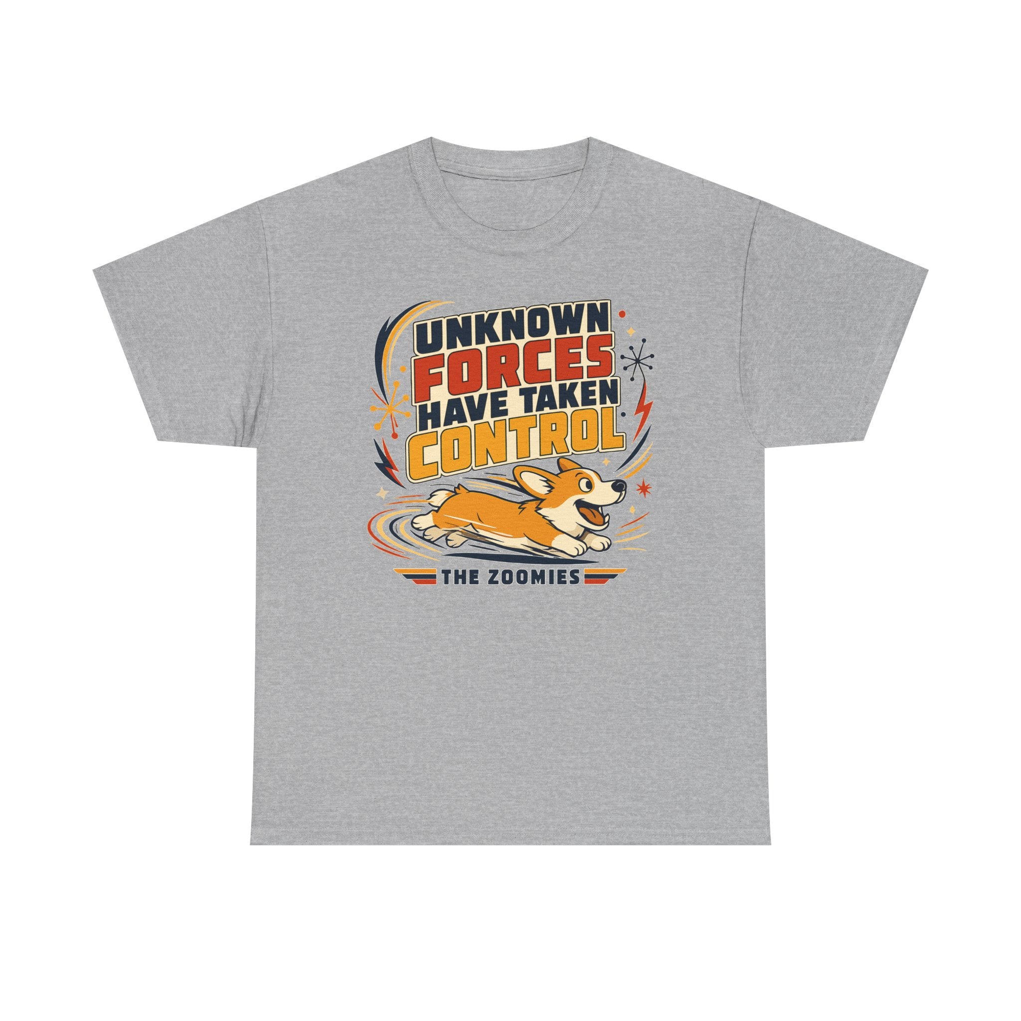 The Zoomies Control Corgi Graphic T-shirt