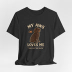 American Water Spaniel My AWS Loves Me You Not So Much Tee