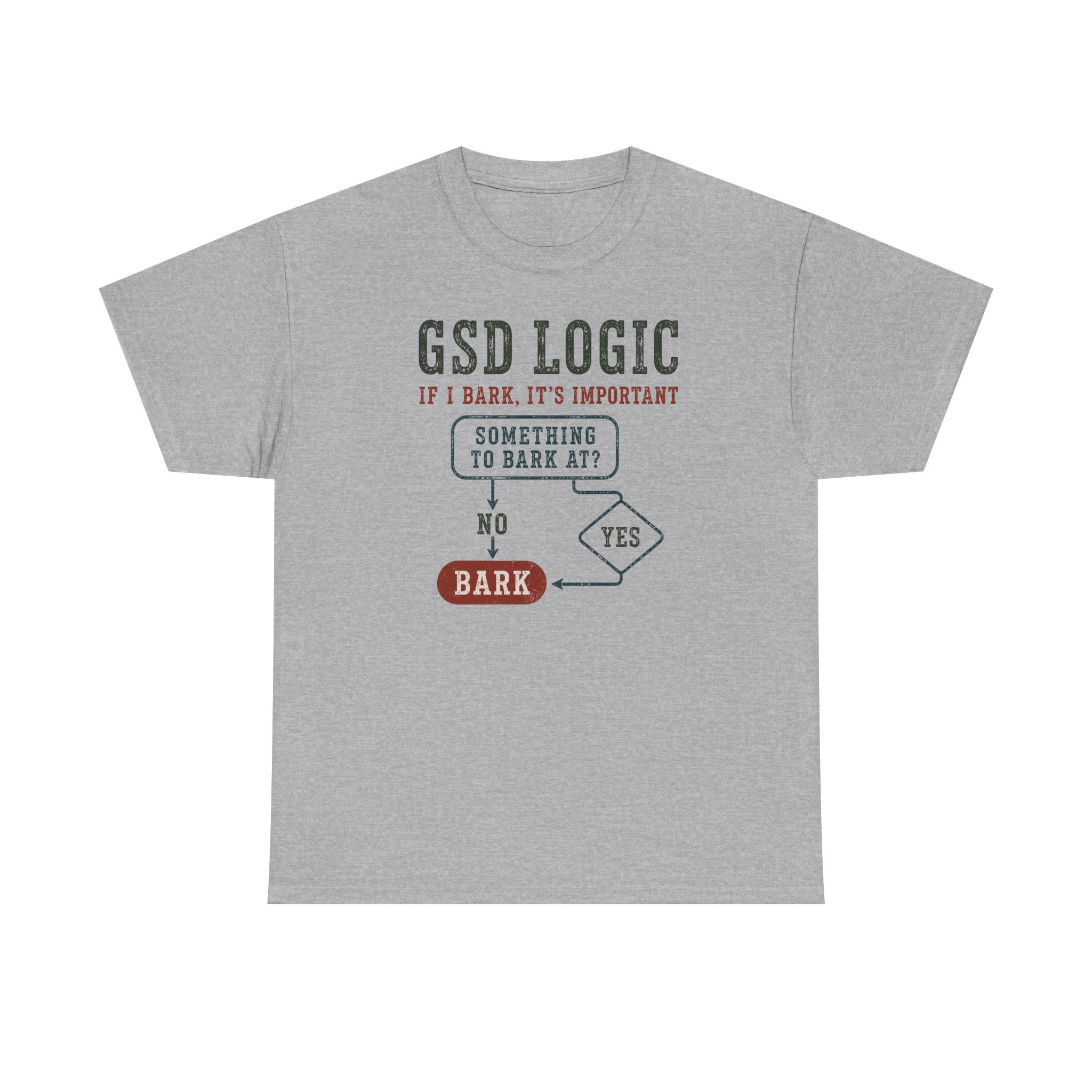 GSD Logic: If I Bark T-Shirt