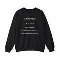 Greyhound One-Star Review Sweatshirt in Black