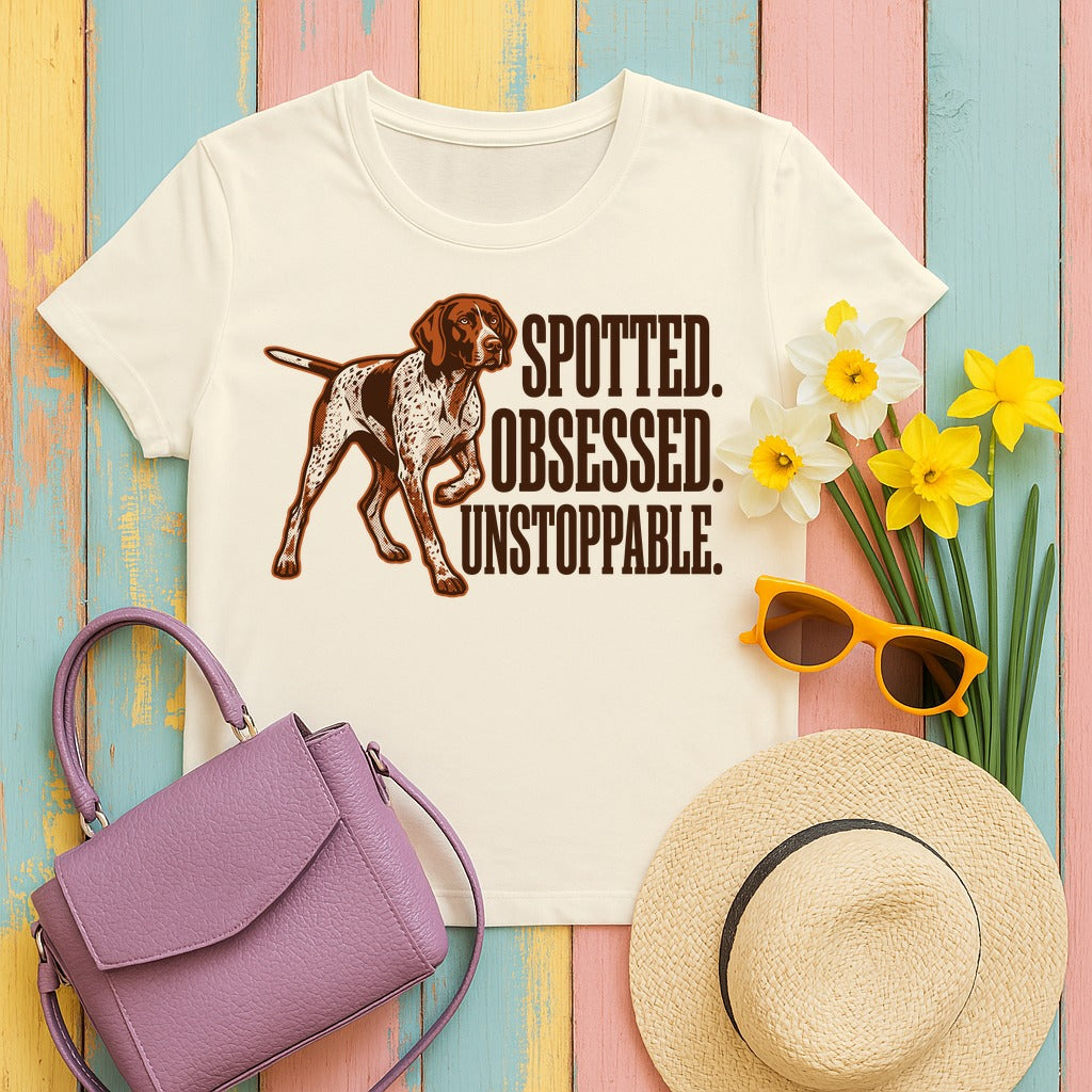 Spotted. Obsessed. Unstoppable. GSP T-Shirt in Natural