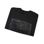 Golden Retriever Woodcut Style Graphic Print Sweatshirt