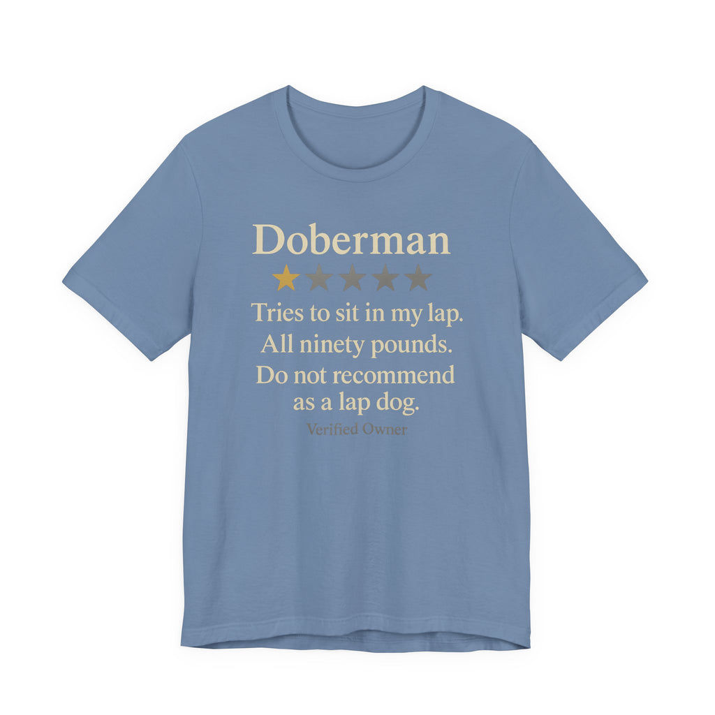 Doberman One-Star Review Tee