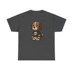 Goth Punk Beagle With Spiked Collar and Skull T-Shirt