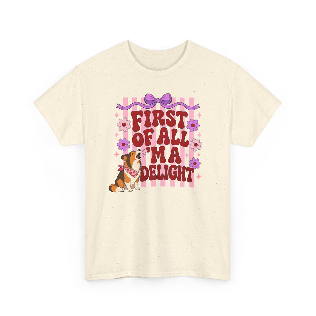 Whimsical ‘I’m A Delight’ Corgi T-Shirt