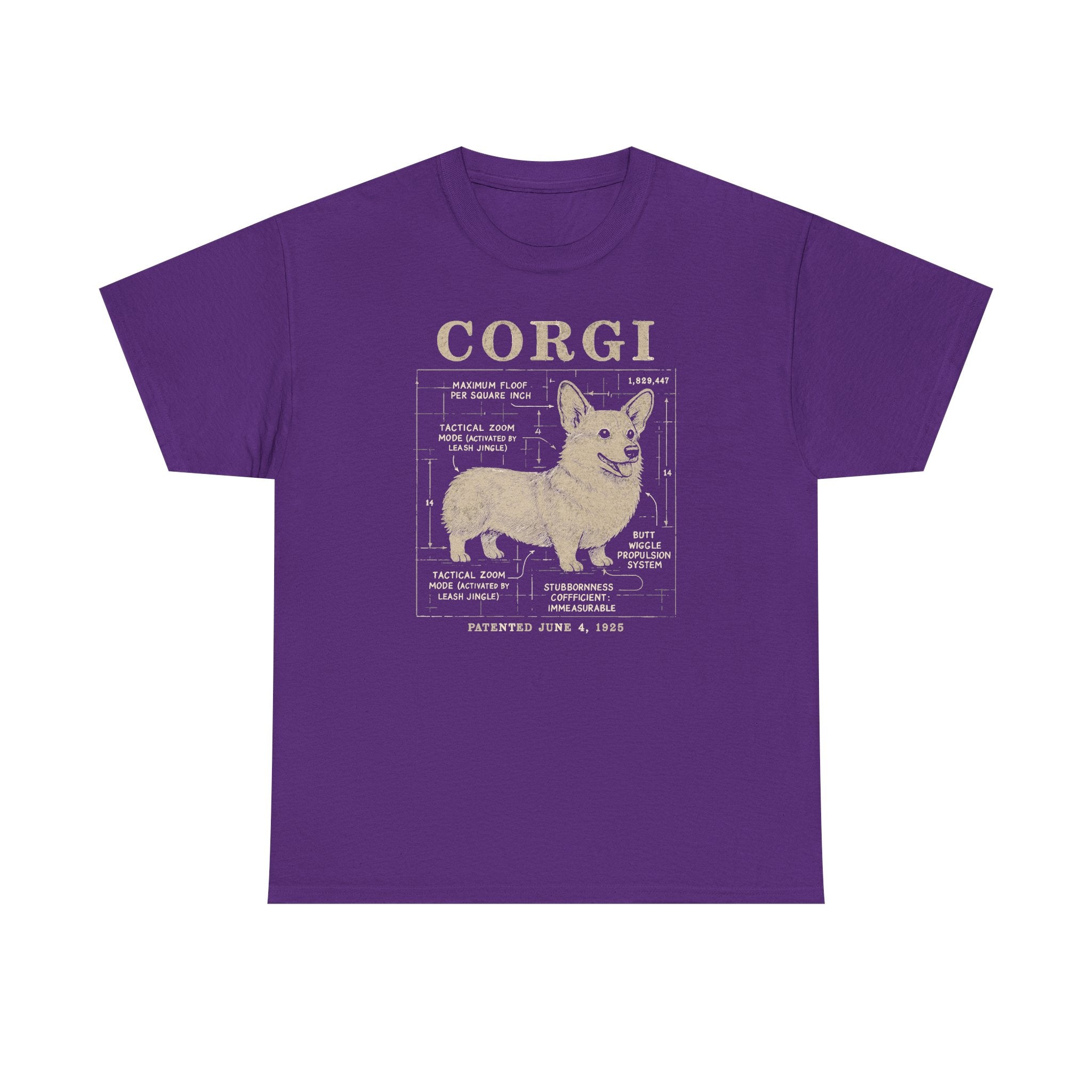 Corgi Blueprint Patented 1925 Tactical Zoom Mode T-Shirt