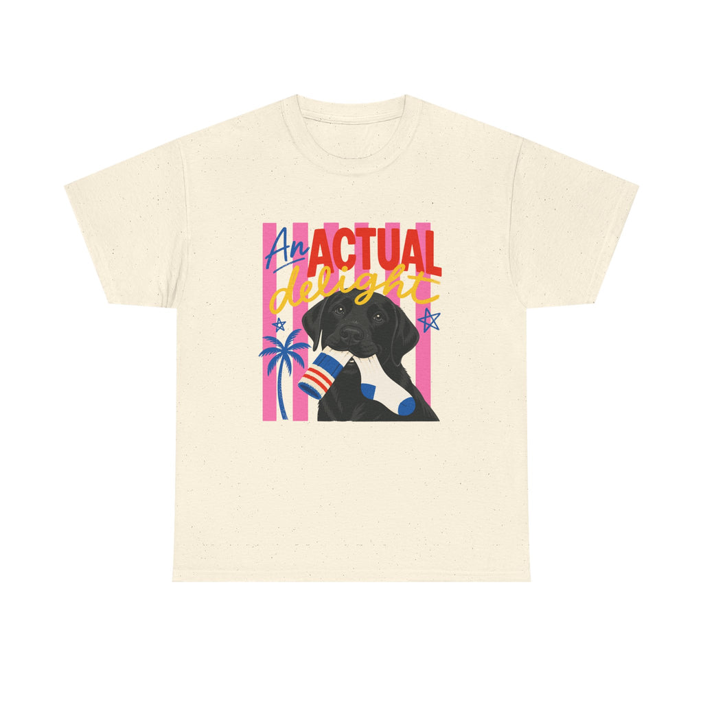 An Actual Delight Lab Pup Graphic T-Shirt