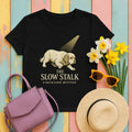 Clumber The Slow Stalk Tee in Black