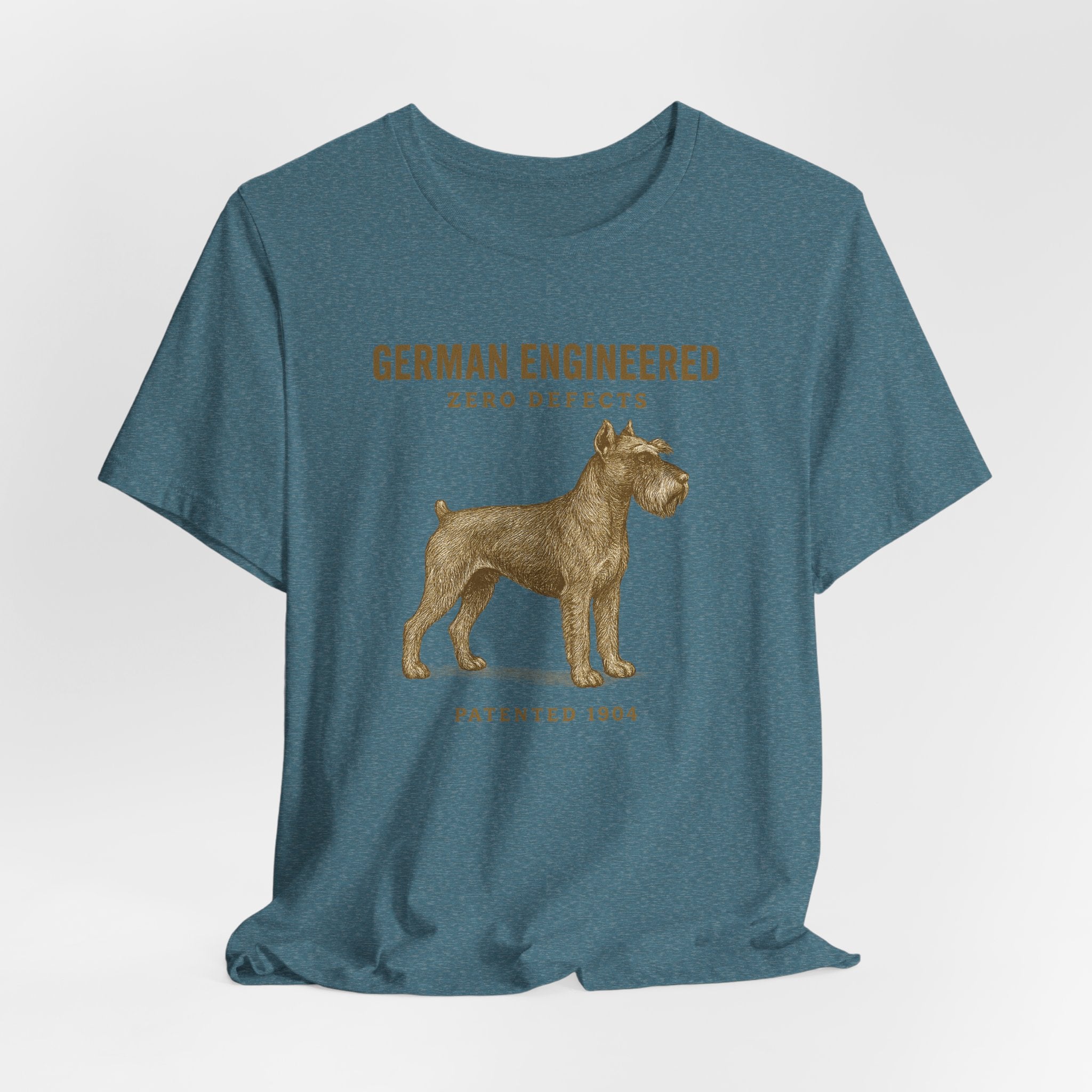 German Engineered Zero Defects Schnauzer T-Shirt