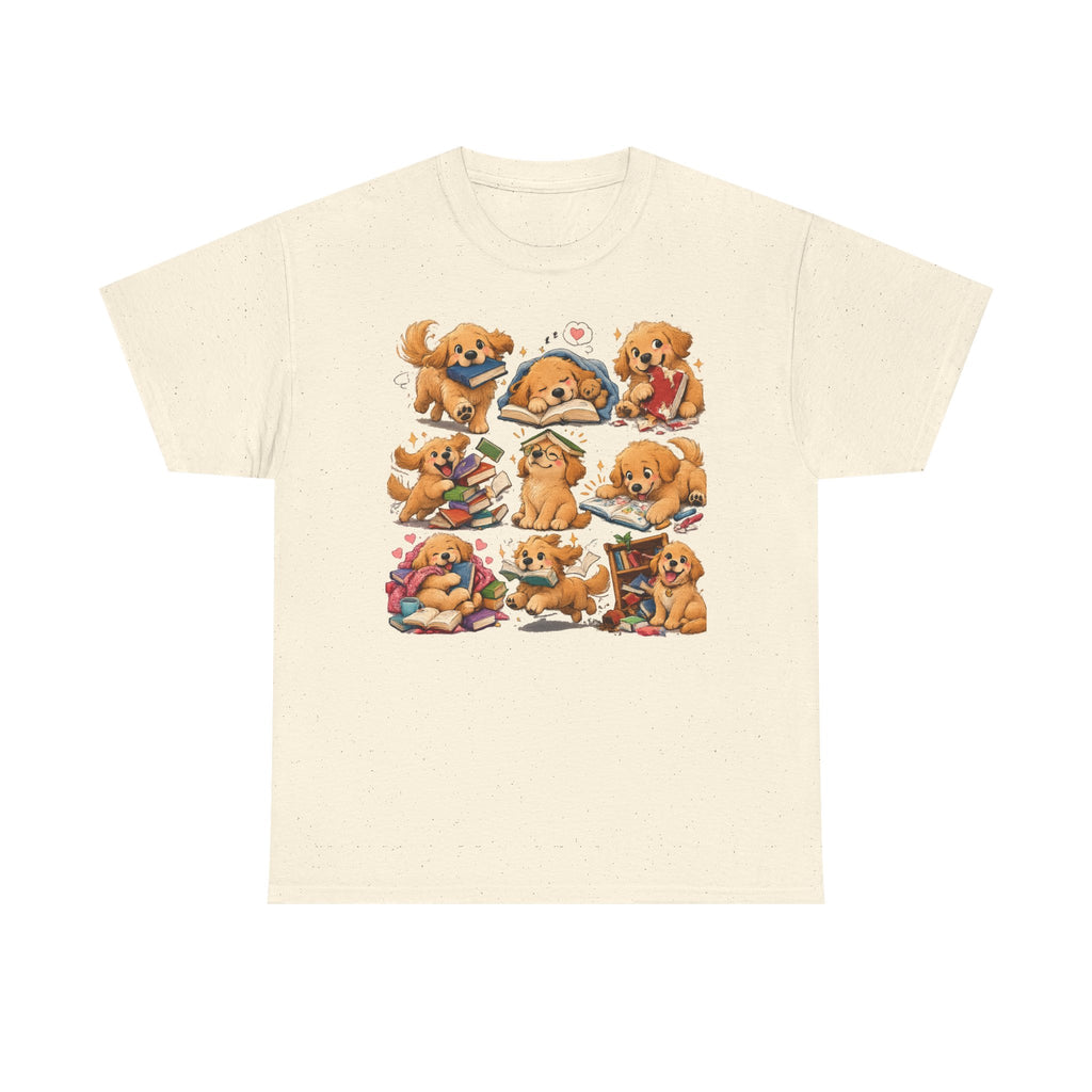 The Bookish Golden Retriever T-Shirt