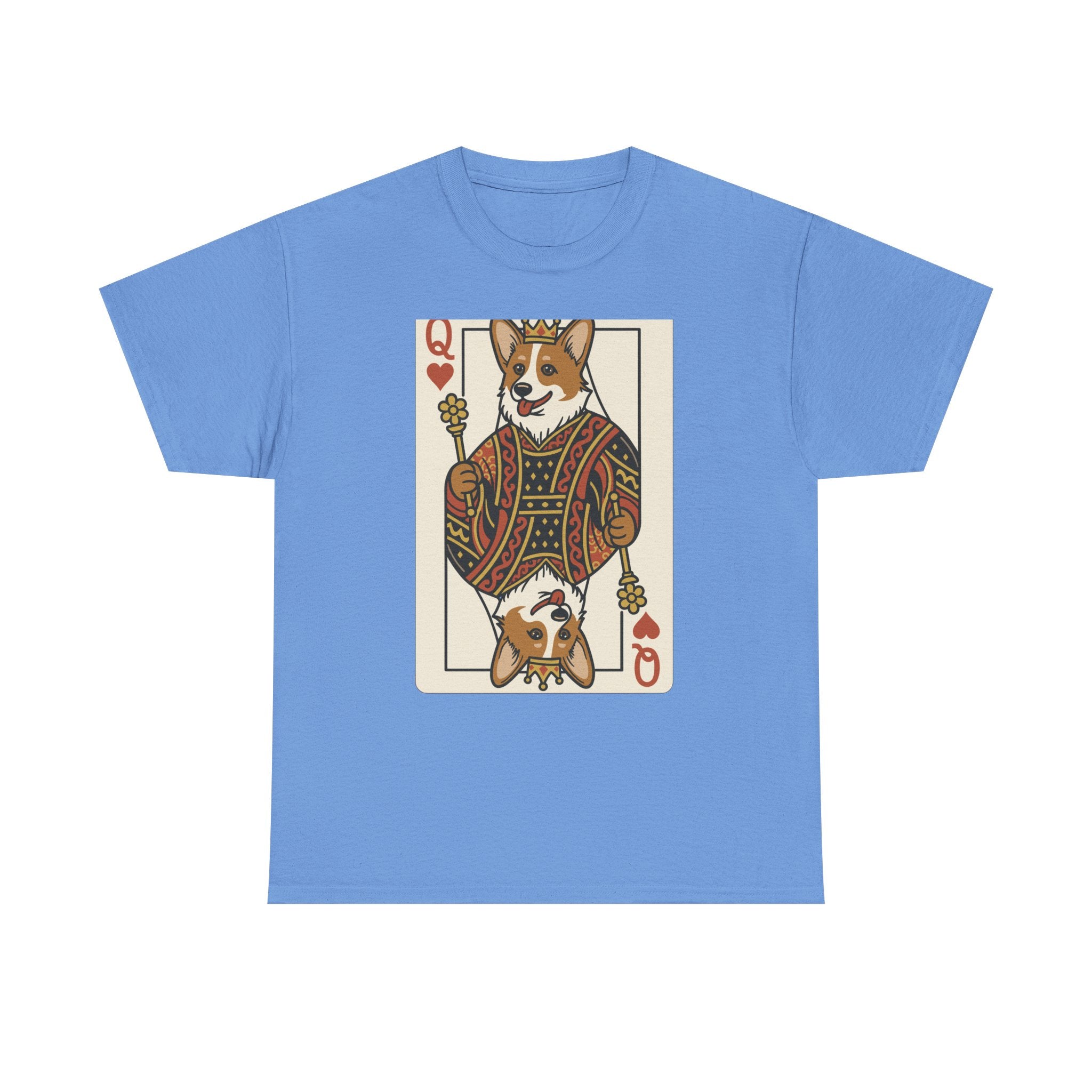 Corgi Queen Playing Card T-Shirt