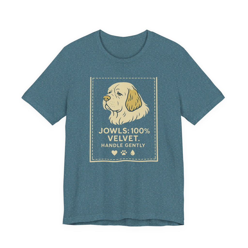 Clumber Jowls 100% Velvet Tee