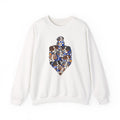 Australian Shepherd Hanukkah Dreidel sweatshirt in White