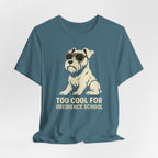 Too Cool for Obedience School Schnauzer T-Shirt