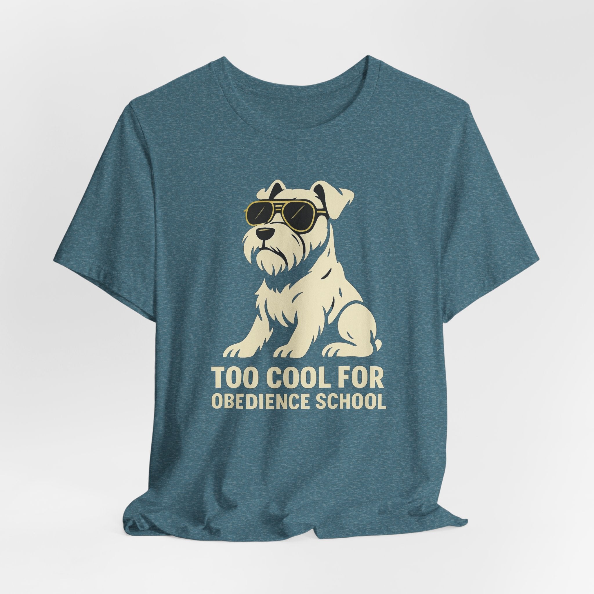 Too Cool for Obedience School Schnauzer T-Shirt