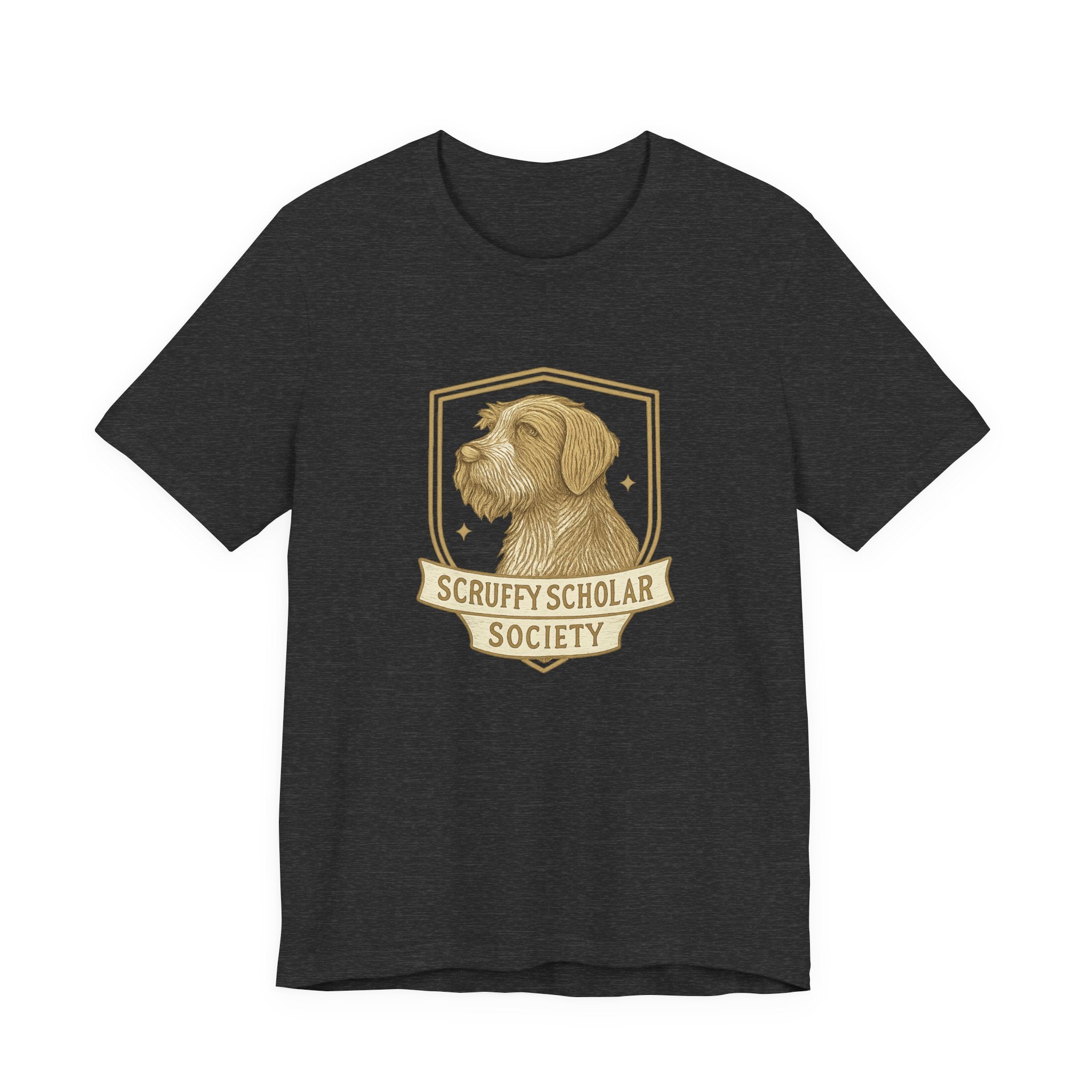 Wirehaired Pointing Griffon Scruffy Scholar Society Tee