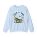 Trust The Nose Sniffing Beagle Sweatshirt in Light Blue