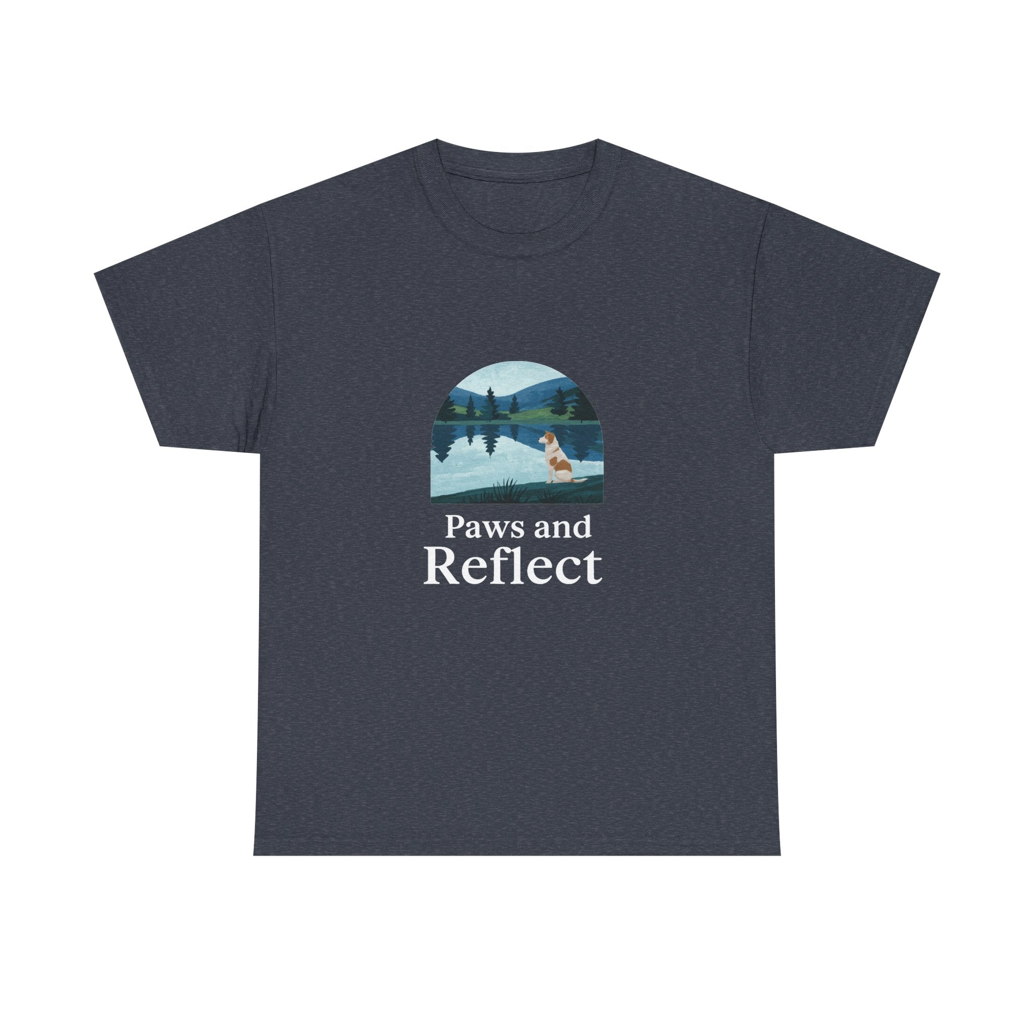 Contemplate life with our Paws and Reflect T-Shirts
