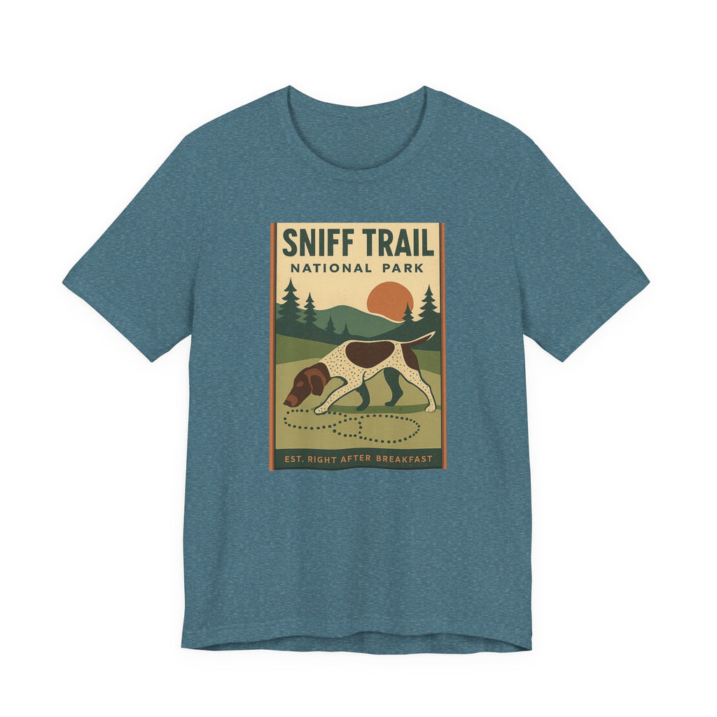 German Shorthaired Pointer Sniff Trail National Park Tee