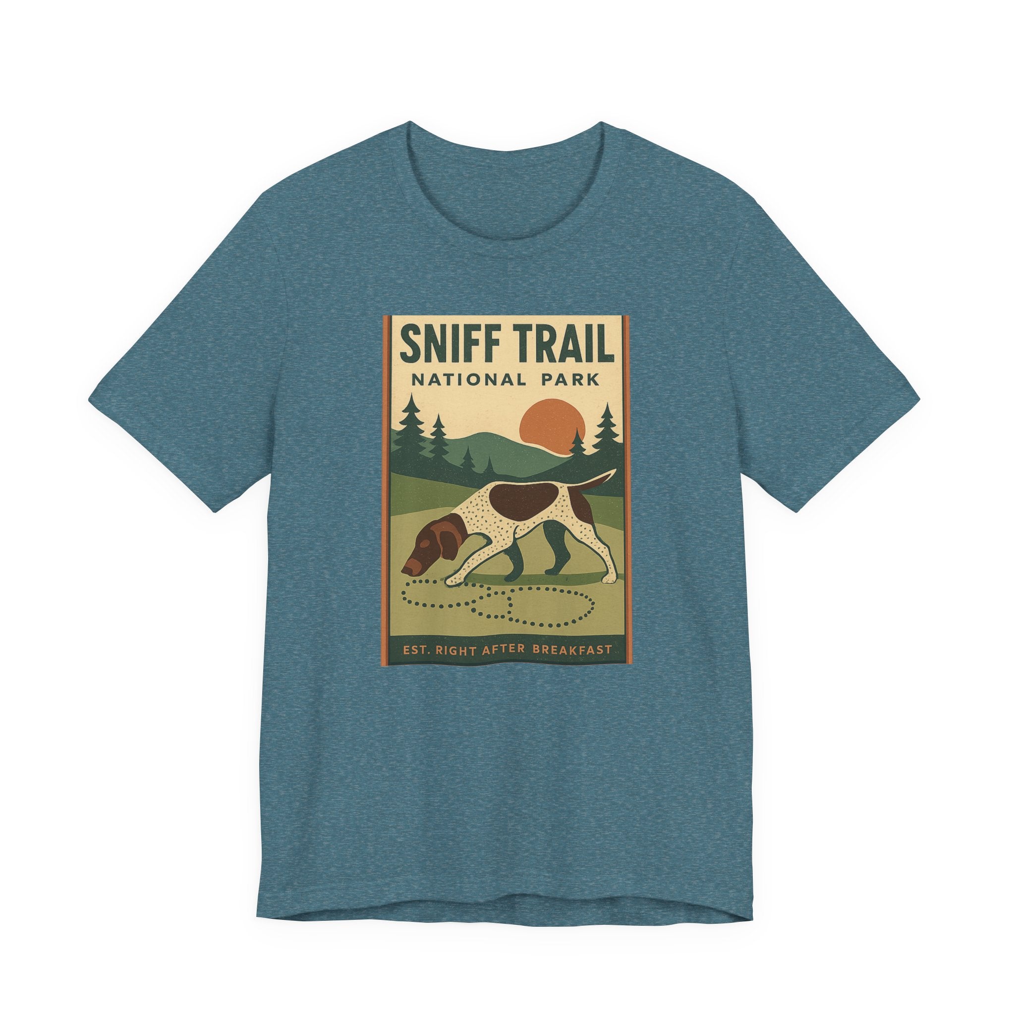 German Shorthaired Pointer Sniff Trail National Park Tee