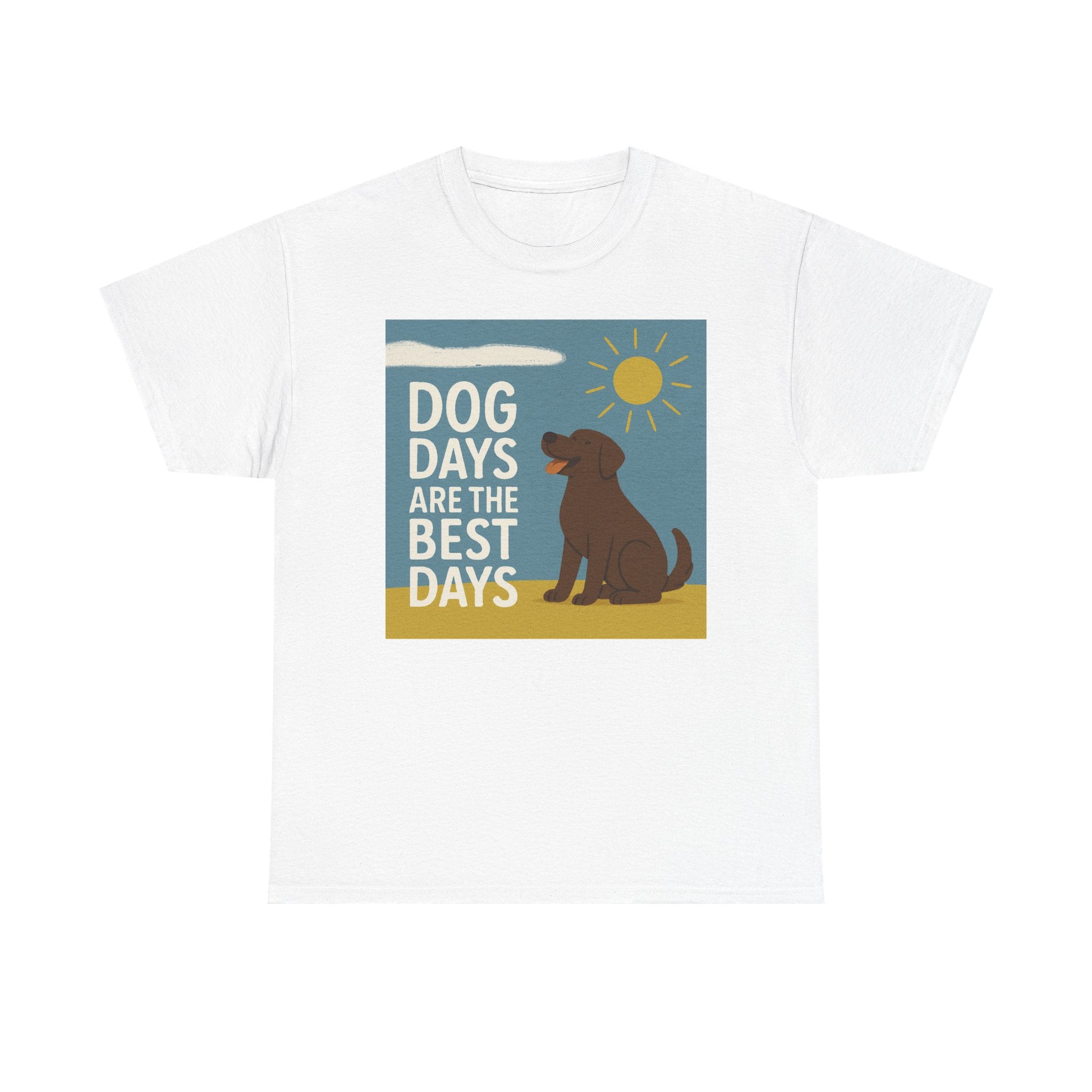 Dog Days Are the Best Days Chocolate Lab T-Shirt