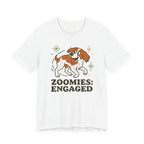 Brittany Spaniel Zoomies Engaged Tee
