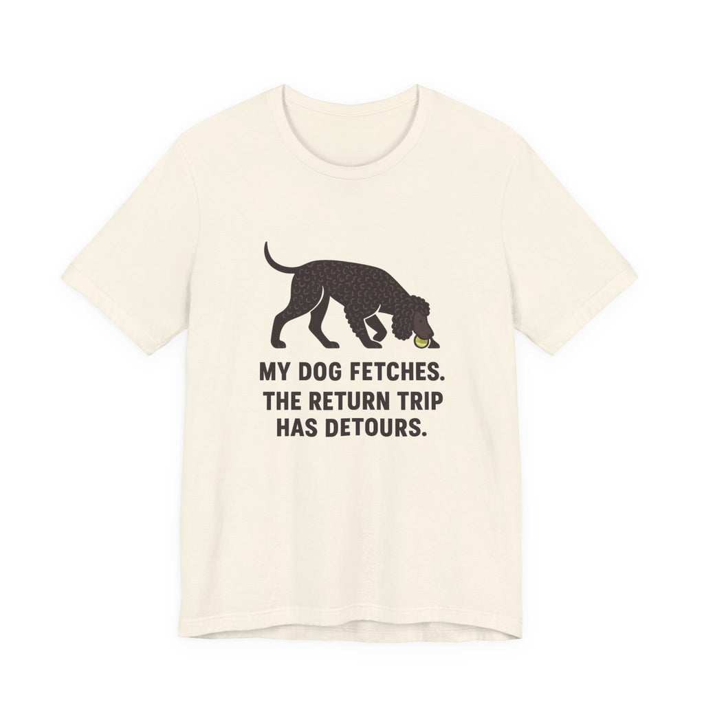 Irish Water Spaniel Return Trip Has Detours Tee