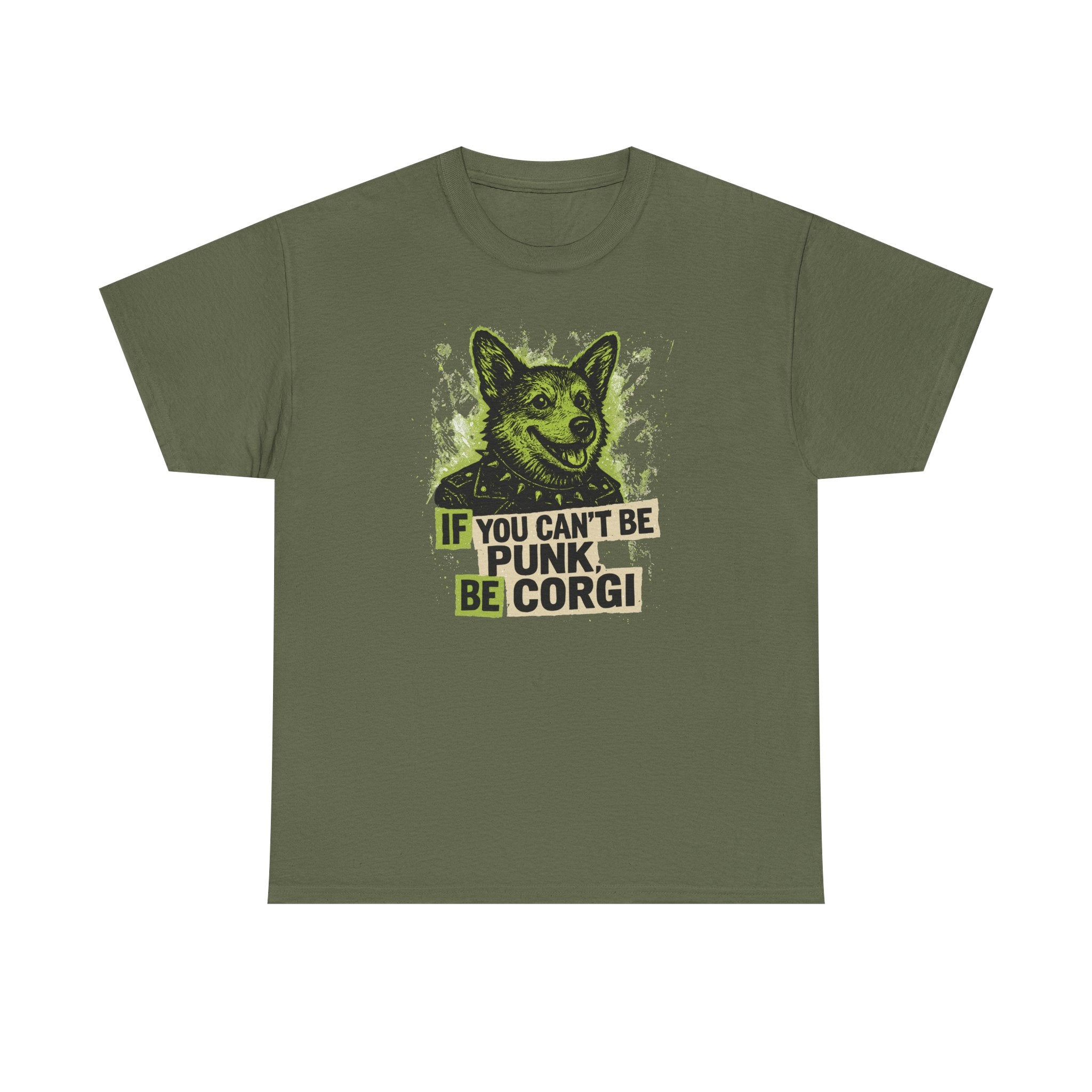 If You Can't Be Punk Be Corgi Funny Corgi Lover T-Shirt