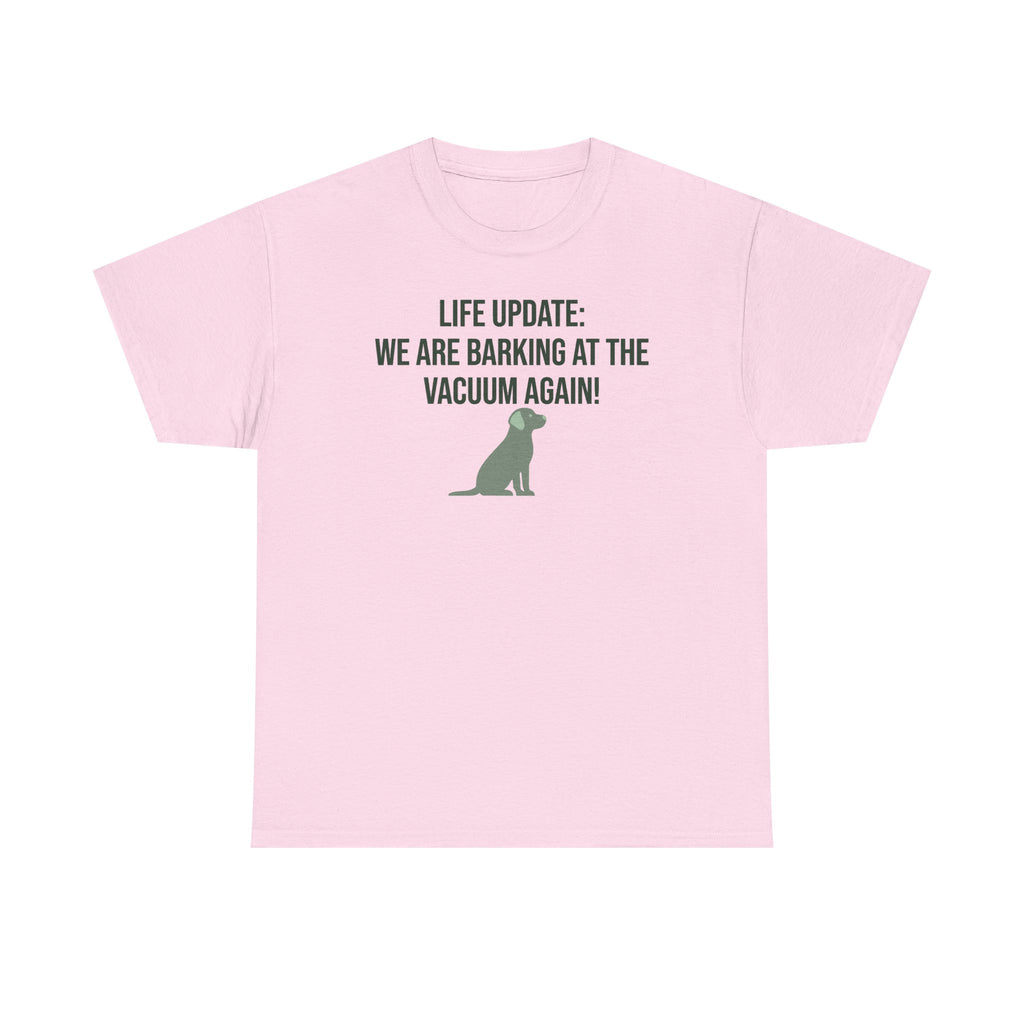 Life Update: Vacuum Barking Lab Humor t-shirt, view 4