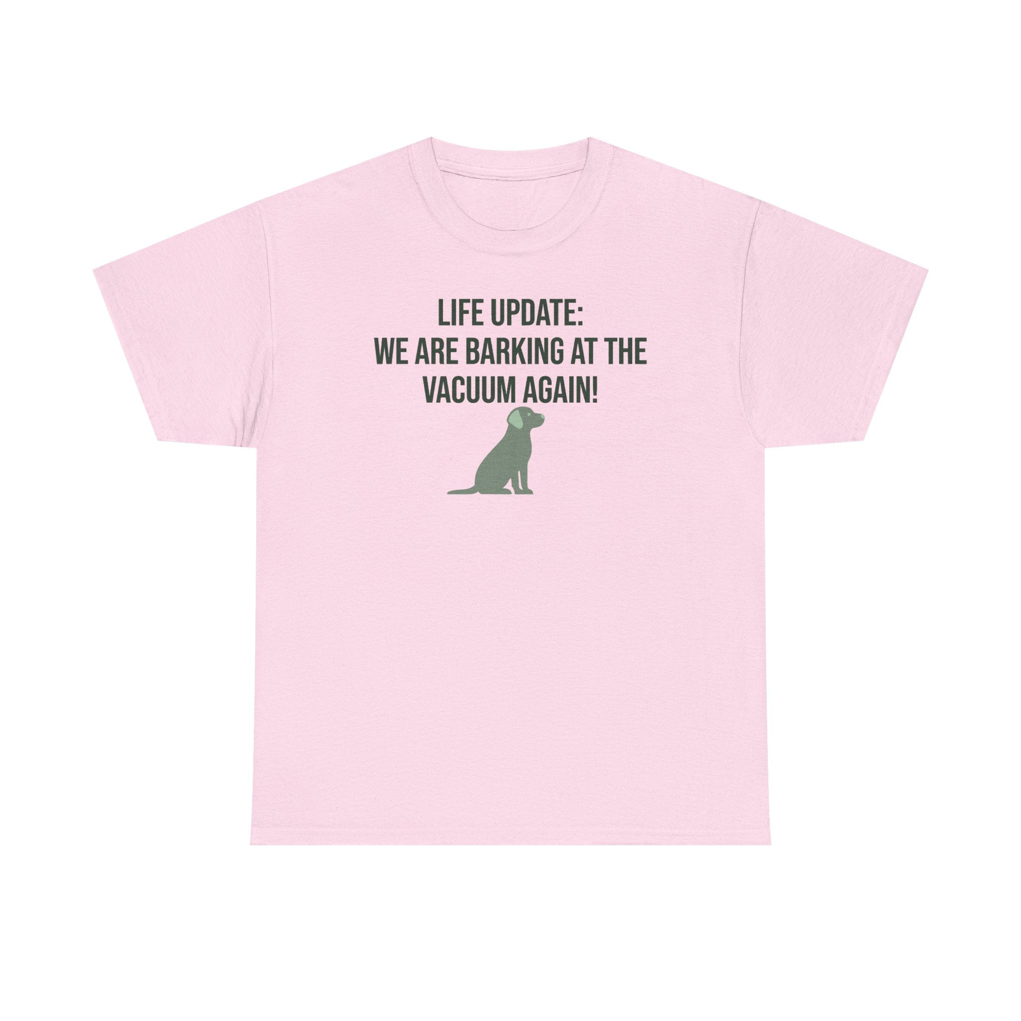 Life Update: Vacuum Barking Lab Humor t-shirt, view 4