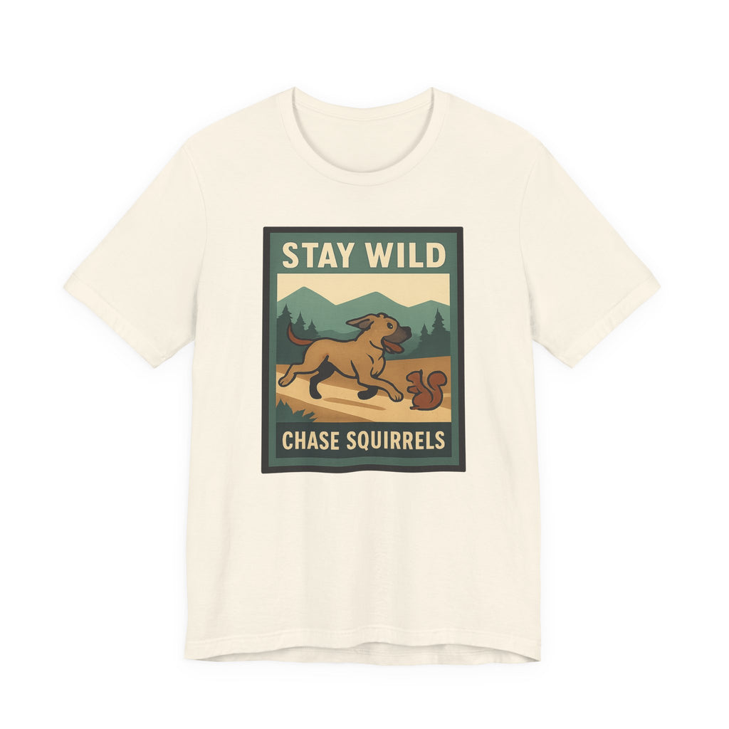 Cane Corso Stay Wild Chase Squirrels t-shirt