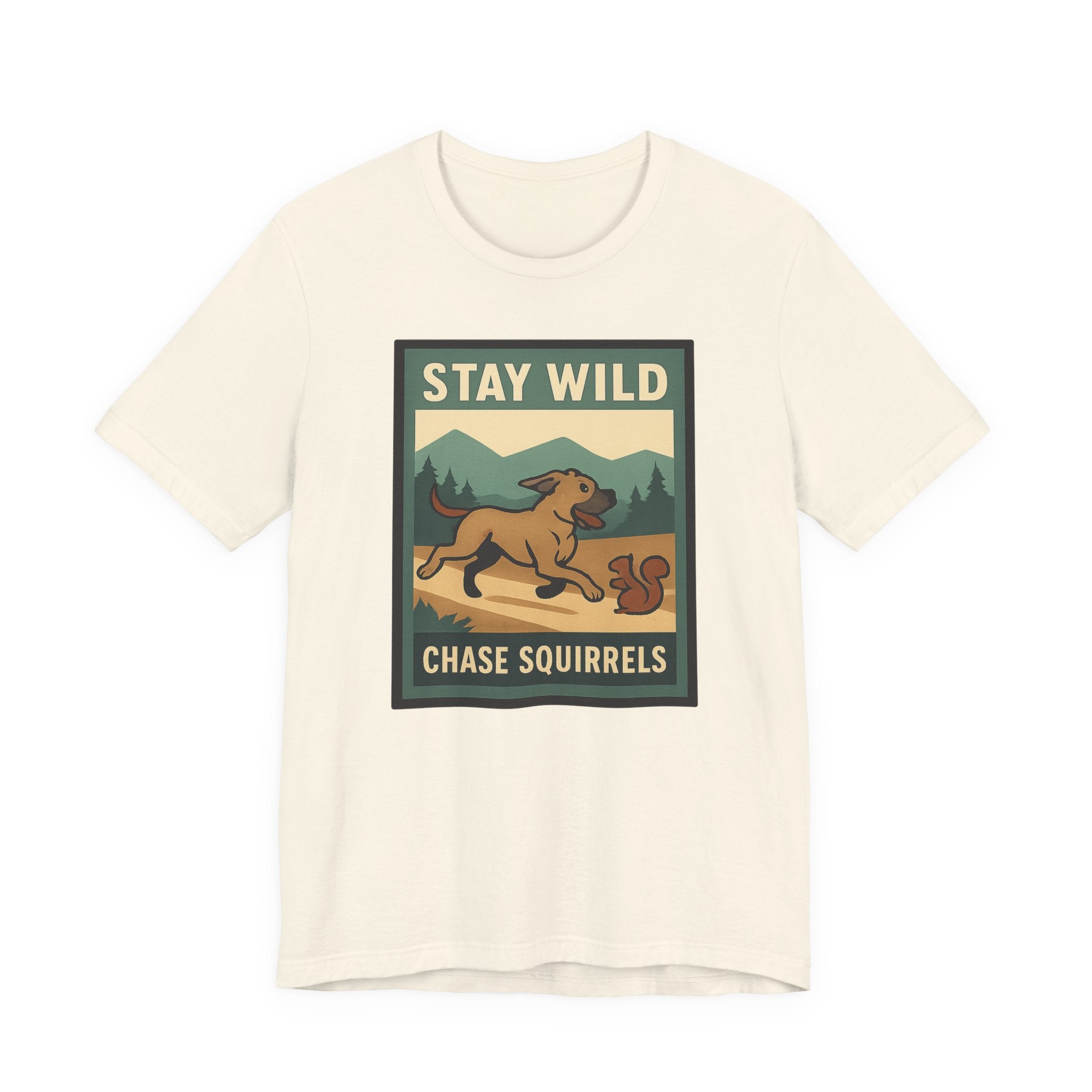 Cane Corso Stay Wild Chase Squirrels t-shirt