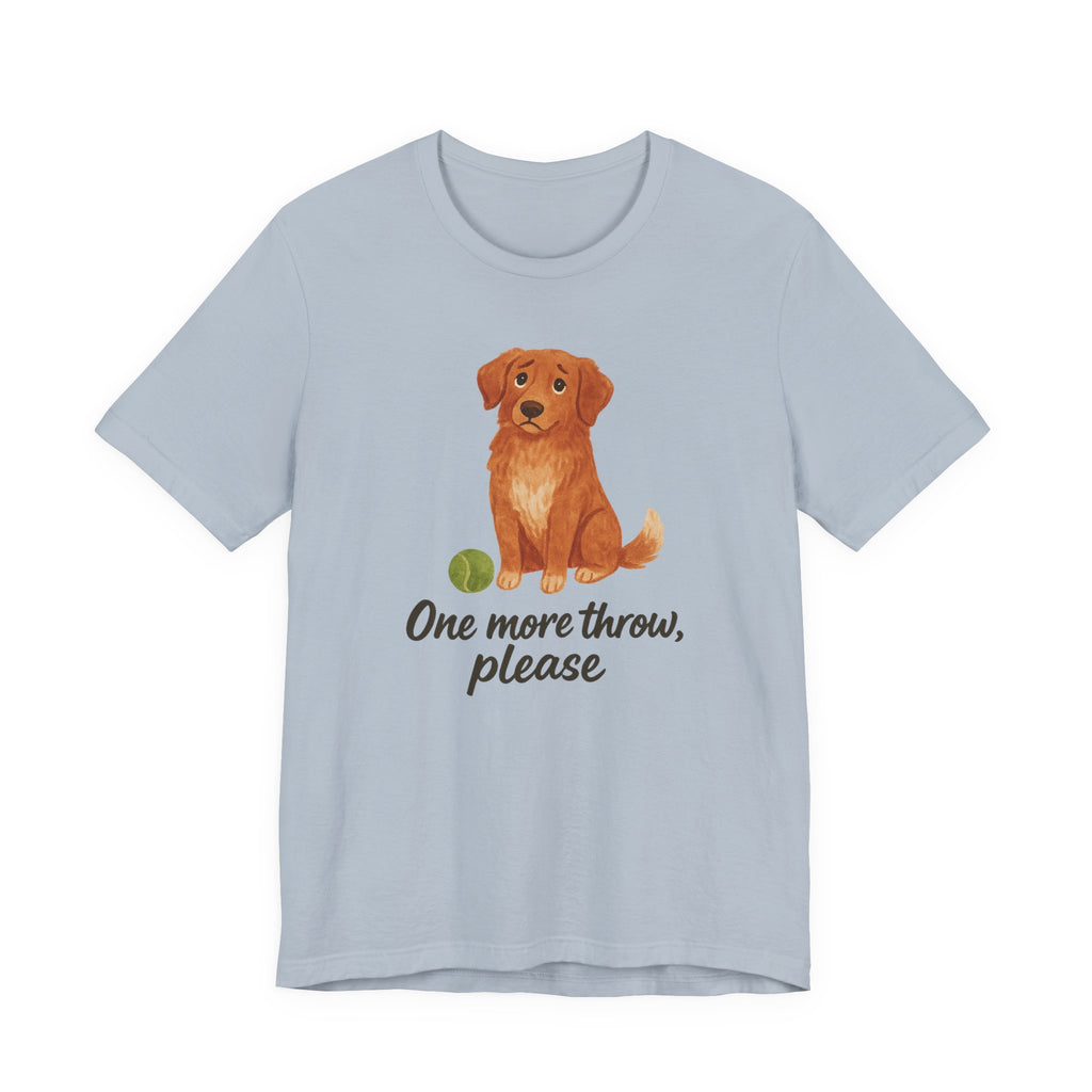 Nova Scotia Duck Tolling Retriever One More Throw Please Tee