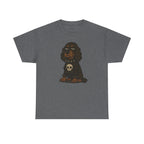 Goth Punk Gordon Setter With Skull T-Shirt