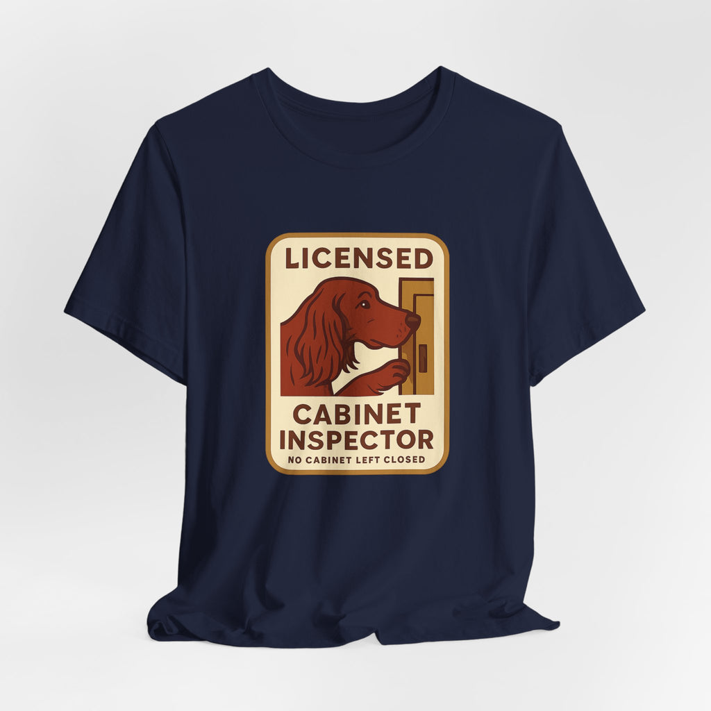 Irish Setter Licensed Cabinet Inspector Tee