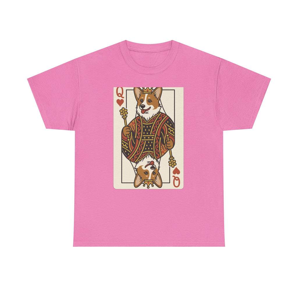Corgi Queen Playing Card T-Shirt