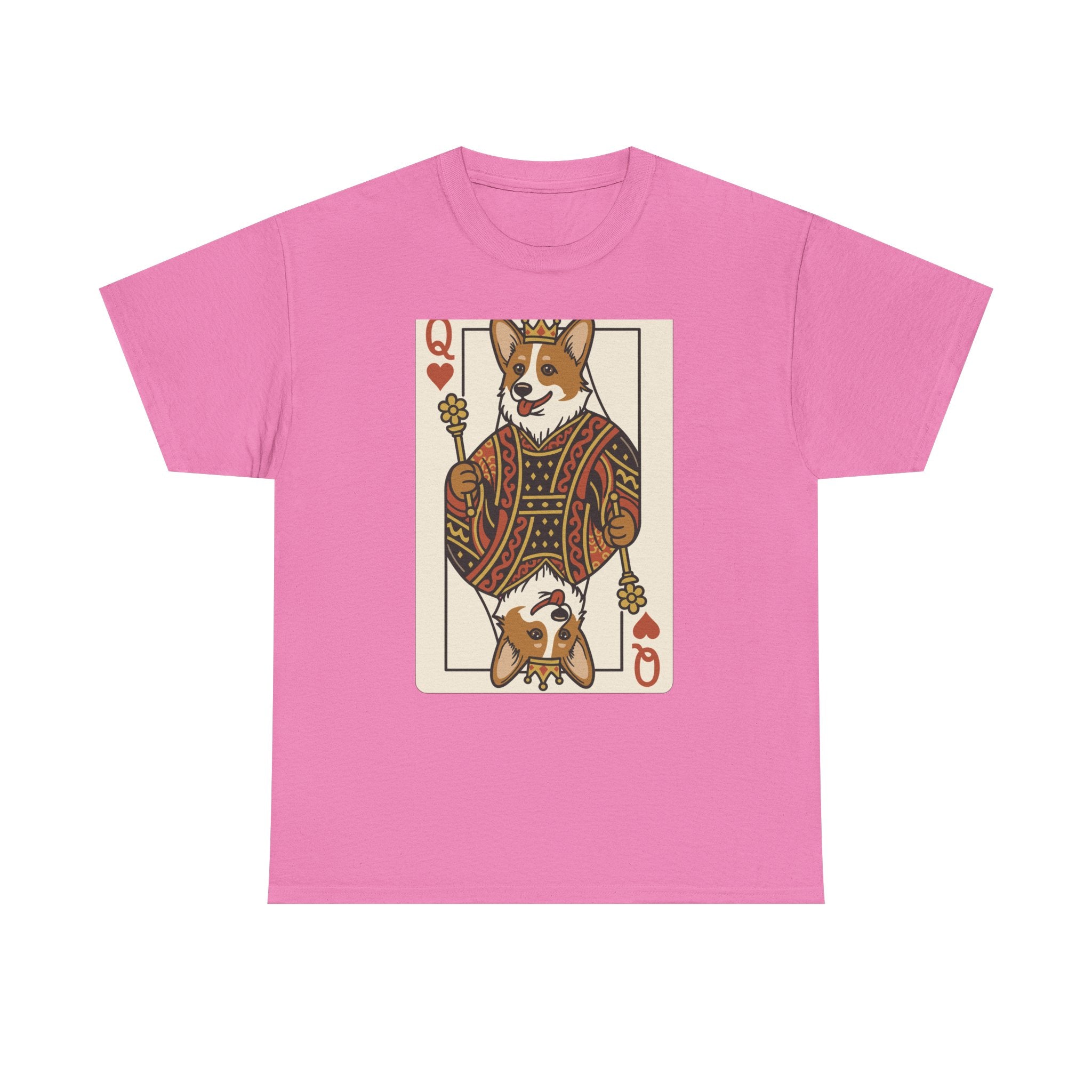 Corgi Queen Playing Card T-Shirt