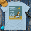 Beagle Days Sunshine T-shirt in Light Blue