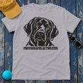 Photographs As Two Eyes Black Lab T-Shirt in Athletic Heather
